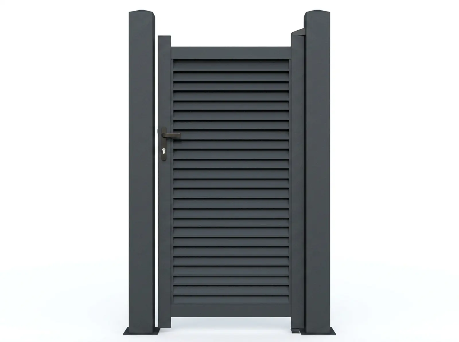 Set porti metalice din aluminiu, model 420, gri antracit, cu accesorii (de) (Copy) (Copy)